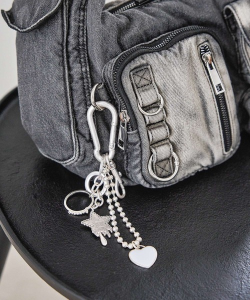 JEANASIS（ジーナシス） キーホルダー star＆heart スマホストラップ