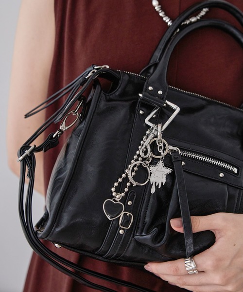 JEANASIS（ジーナシス） キーホルダー star＆heart スマホストラップ