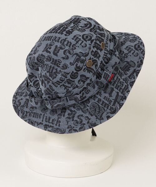 Supreme 「Supreme」 ハット S/M ブルー メンズ : ZOZOTOWN