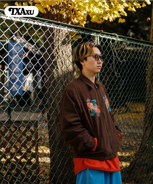 TXA ブルゾン アウター OTANIJUN Souvenir Jacket 胸刺繍 メンズ