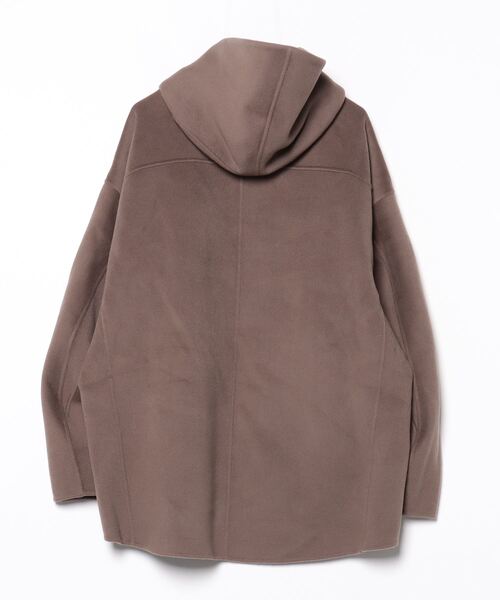 【希少・美品】アタッチメント ATTACHMENT カシミヤ混ダッフルコート ATTACHMENT（アタッチメント） ダッフルコート 2 ダークベージュ