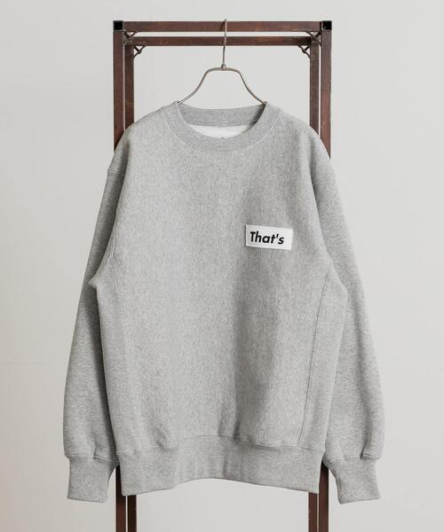 goodnessスウェット　アッシュグレー Healthknit（ヘルスニット） クラシック スウェット ヘンリーネック