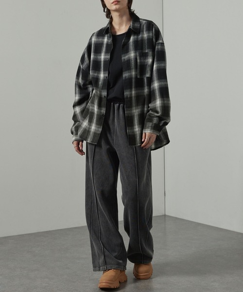 スウェットパンツ ジャージ 「Alfred Alex」ヴィンテージ加工ケミカル