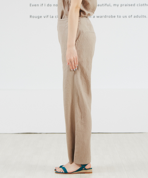 「Rouge vif」 パンツ 38 ベージュ レディース_画像7