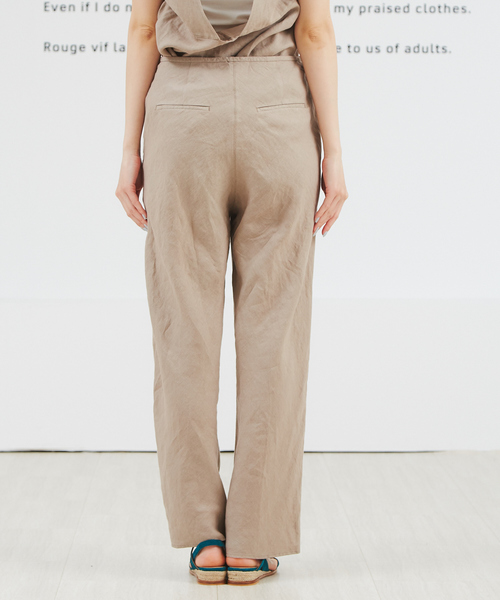 「Rouge vif」 パンツ 38 ベージュ レディース_画像8