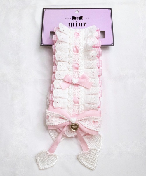 mine by LAFARY ギンガムチェックヘッドドレス : ZOZOTOWN Yahoo!店