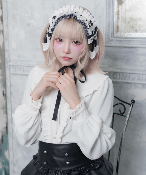 mine by LAFARY ギンガムチェックヘッドドレス : ZOZOTOWN Yahoo!店