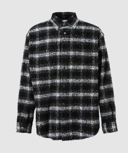 MASU（エムエーエスユー） シャツ SHAGGY PLAID SHIRT メンズ