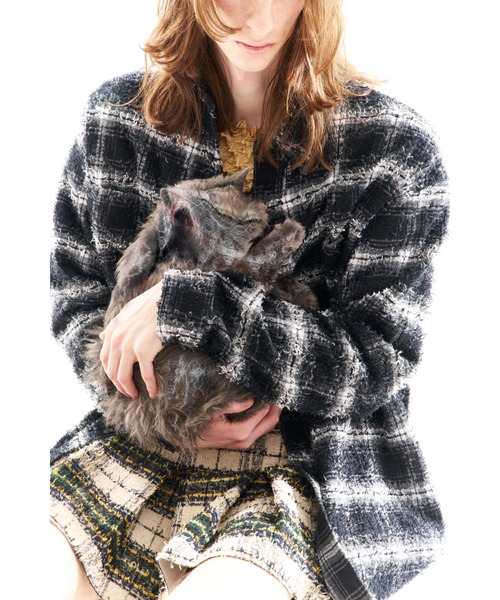 MASU（エムエーエスユー） シャツ SHAGGY PLAID SHIRT メンズ