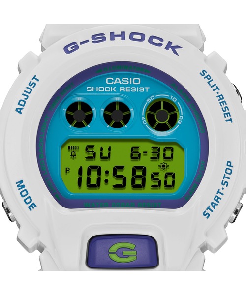 G-SHOCK 「G-SHOCK」 デジタル腕時計 FREE ホワイト×ブルー メンズ