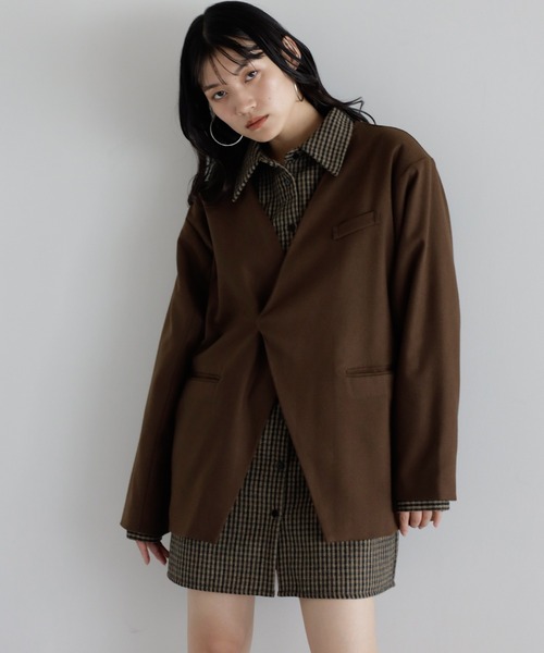 ENC ジャケット テーラードジャケット deformation jacket / 変形