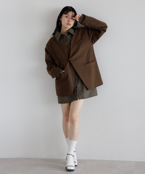 ENC ジャケット テーラードジャケット deformation jacket / 変形