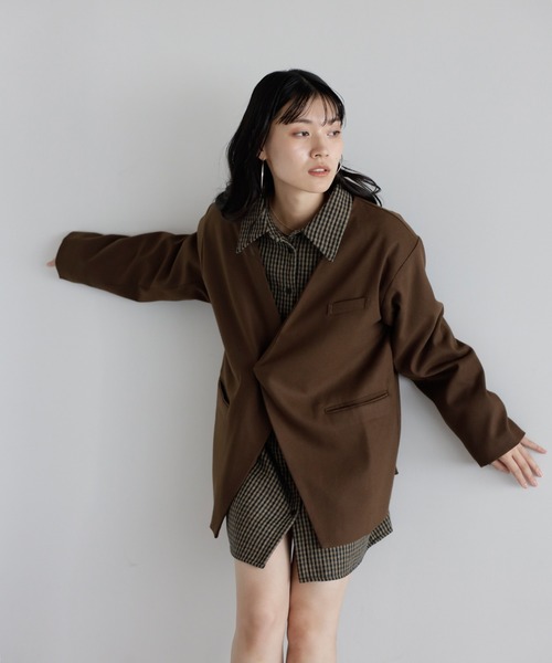 ENC ジャケット テーラードジャケット deformation jacket / 変形