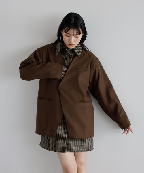 ENC ジャケット テーラードジャケット deformation jacket / 変形