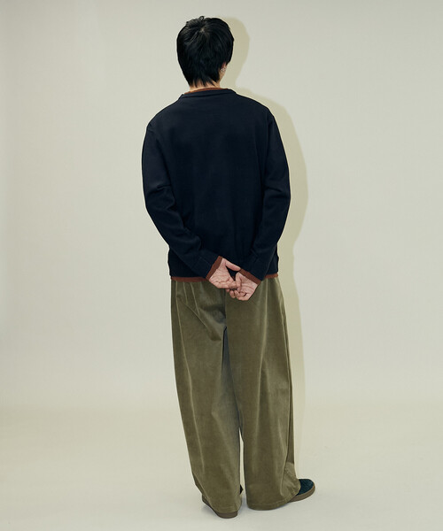 PUBLUX（パブリュクス） ワイドパンツ パンツ ワイドコーデュロイ