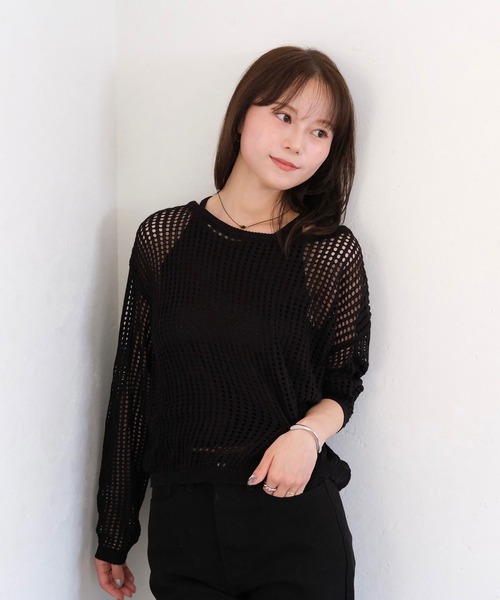 Reurie'（レウリィ） アンサンブル 「2点セット」レイヤードシアー