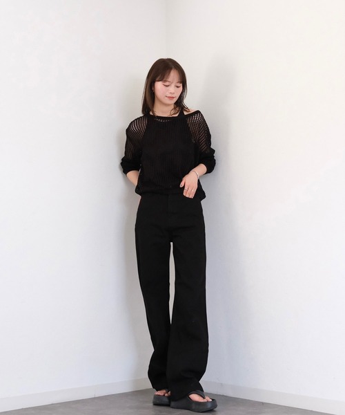 【meri 】サマーニット アンサンブル　セット Reurie'（レウリィ） アンサンブル 「2点セット」レイヤードシアー