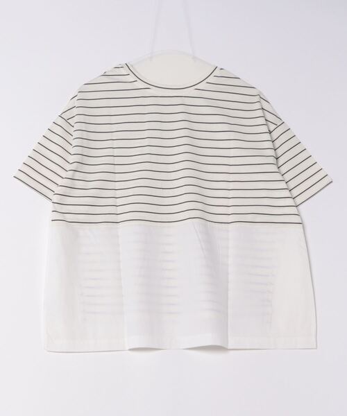 「INED CLARO」 半袖カットソー フリー ホワイト レディース_画像2