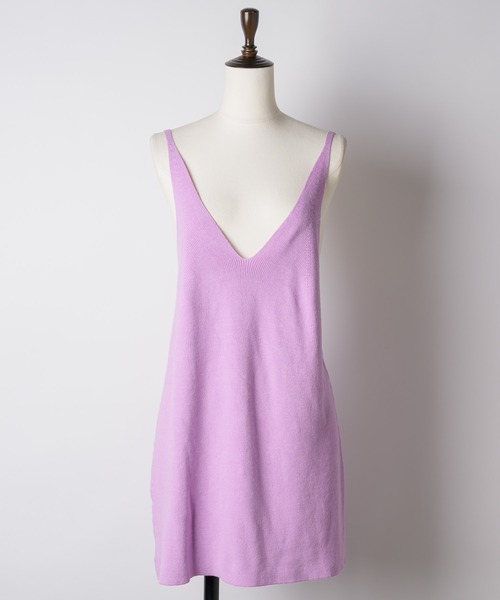 「LA BELLE ETUDE」 キャミソールニット FREE グレー レディース_画像6