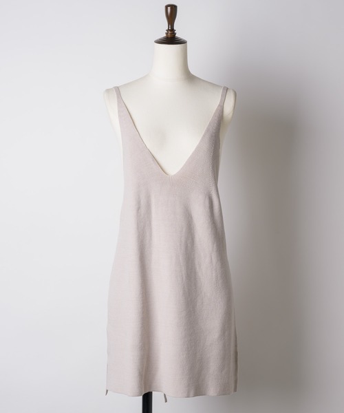 「LA BELLE ETUDE」 キャミソールニット FREE グレー レディース_画像8