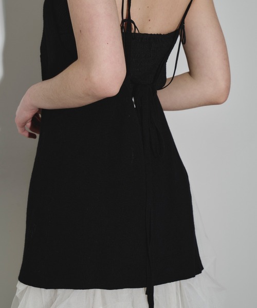 「LA BELLE ETUDE」 キャミソールニット FREE グレー レディース_画像9