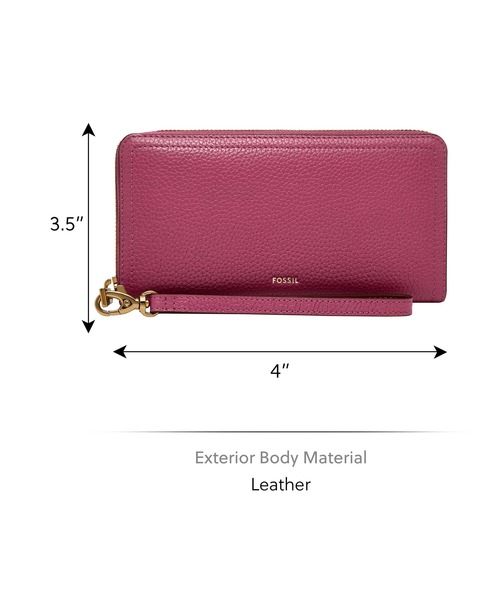 FOSSIL(フォッシル) 財布 クラッチバッグ レディース レザー ピンク FOSSIL(フォッシル) 財布 クラッチバッグ レディース レザー ピンク