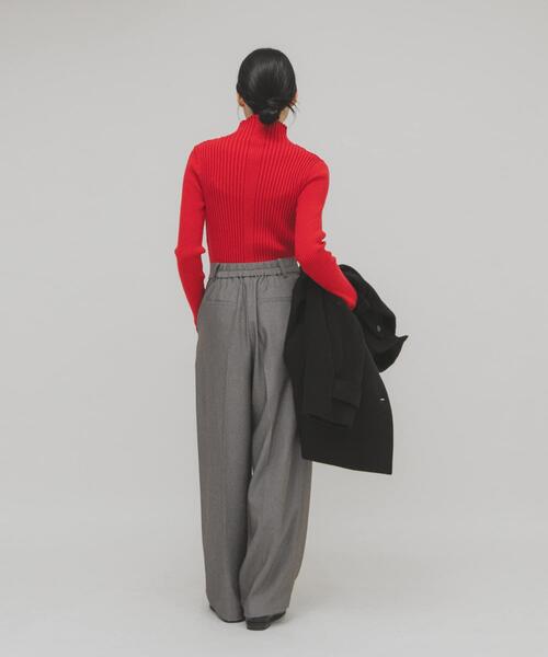 KBF（ケービーエフ） ニット セーター illi ランダムRIBハイネック