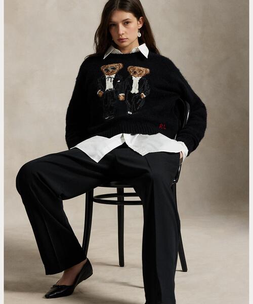 POLO RALPH LAUREN ニット セーター Ralph ＆ Ricky ベア クルーネック