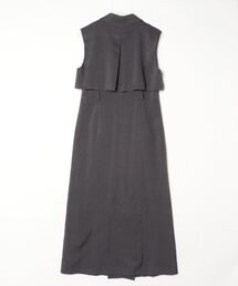 「Andemiu」 ノースリーブワンピース FREE チャコールグレー レディースの画像2