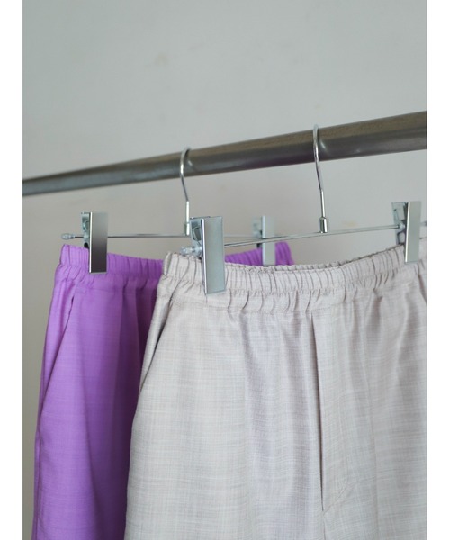 「FIL DE FER」 イージーパンツ MEDIUM パープル レディース_画像5