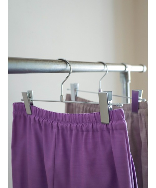 「FIL DE FER」 イージーパンツ MEDIUM パープル レディース_画像7