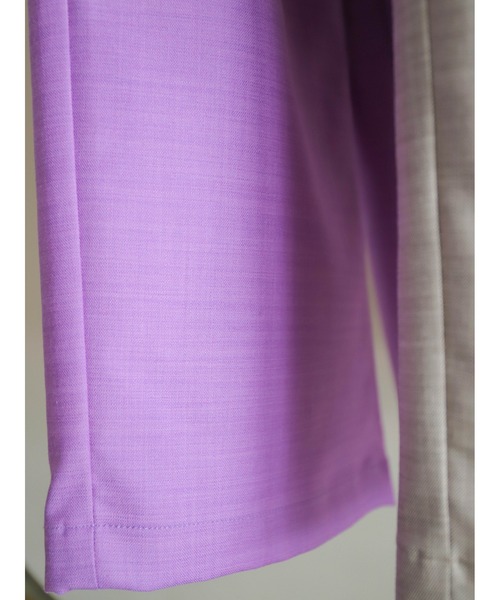 「FIL DE FER」 イージーパンツ MEDIUM パープル レディース_画像9