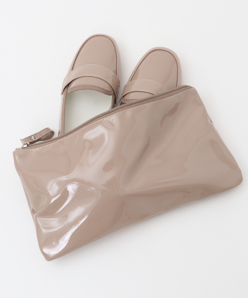 「MELROSE claire」 シューズ 3 グレイッシュベージュ レディース_画像2