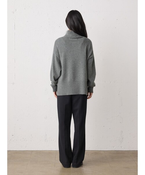 MidiUmi（ミディウミ） ニット セーター ラクーンニットハイネックプル