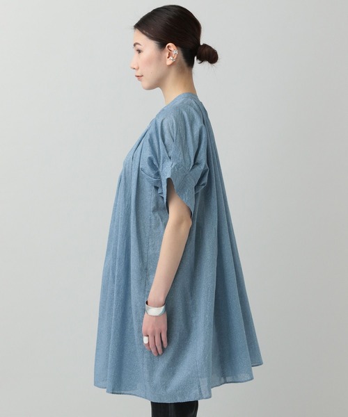 「Curensology」 半袖ワンピース FREE サックスブルー レディース_画像8
