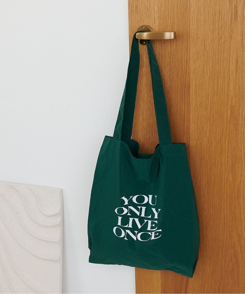 Discoat（ディスコート） エコバッグ 「推し活対応」ロゴプリントエコ