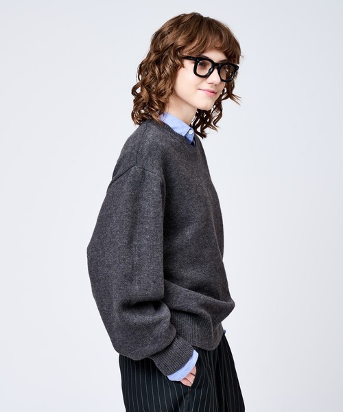 WETTEMPT セーター ニット V-NECK WOOL LIKE KNIT / Vネックウール