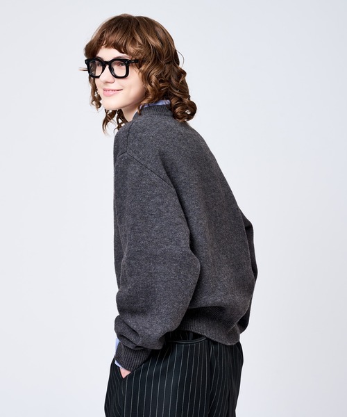 WETTEMPT セーター ニット V-NECK WOOL LIKE KNIT / Vネックウール