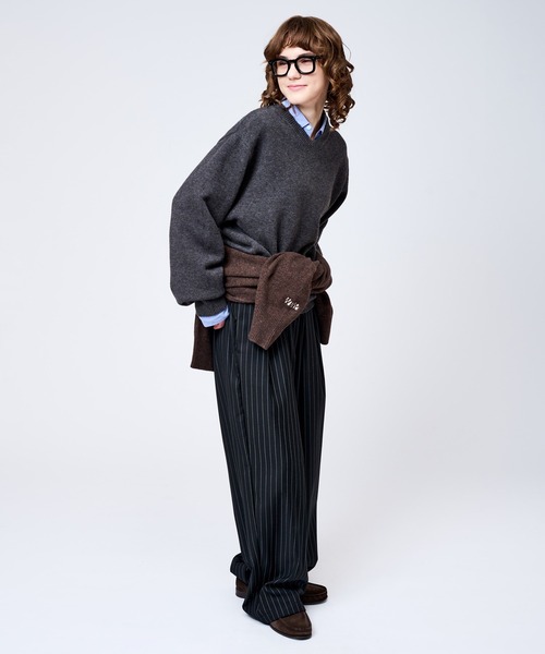 WETTEMPT セーター ニット V-NECK WOOL LIKE KNIT / Vネックウール 