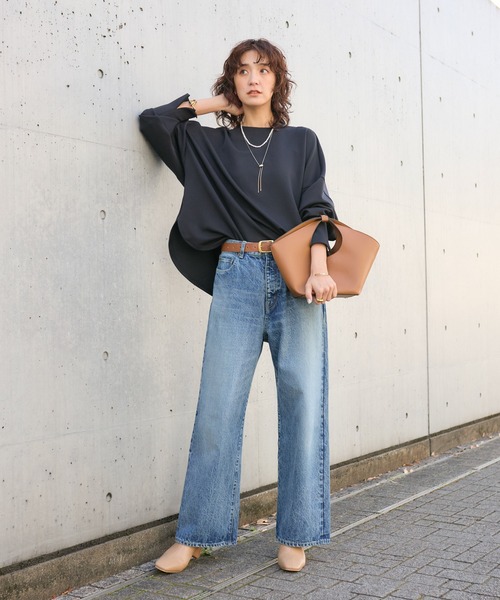 「RIVE DROITE」 7分袖カットソー FREE ベージュ レディース_画像7