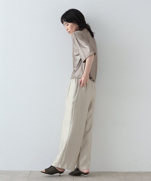 「GALLEST」 半袖Tシャツ 38 シルバー系その他 レディース_画像8