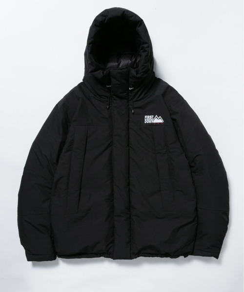 FIRST DOWN ダウンジャケット　Mサイズ　クリーニング済 FIRST DOWN（ファーストダウン） ダウンジャケット M ブラック メンズ