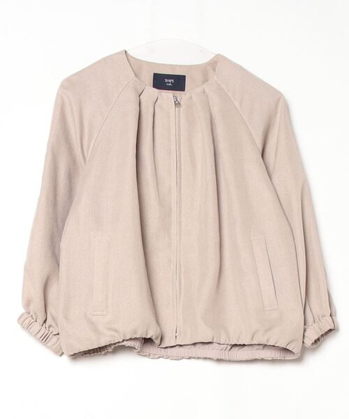 「SHIPS Colors」 ブルゾン ONE SIZE ベージュ レディース_画像2