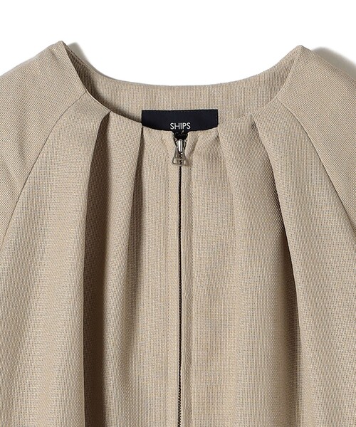 「SHIPS Colors」 ブルゾン ONE SIZE ベージュ レディース_画像7