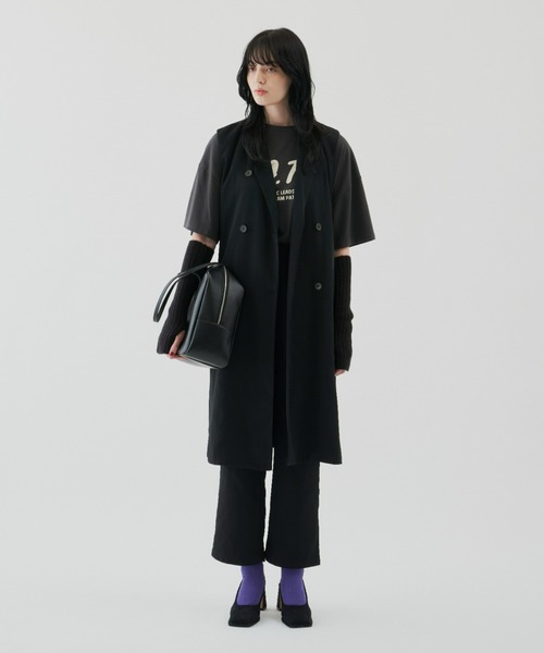 「Auntie Rosa Holiday」 ベスト FREE ブラック レディース_画像6