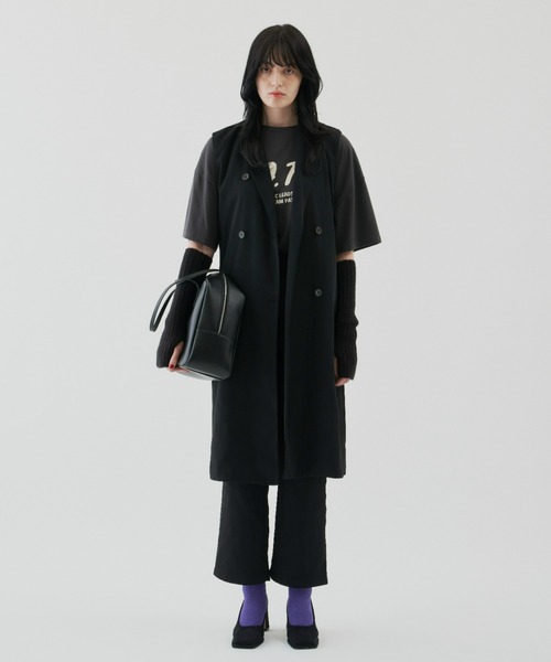 「Auntie Rosa Holiday」 ベスト FREE ブラック レディース_画像8