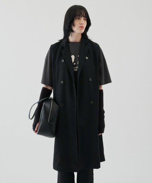 「Auntie Rosa Holiday」 ベスト FREE ブラック レディース_画像9