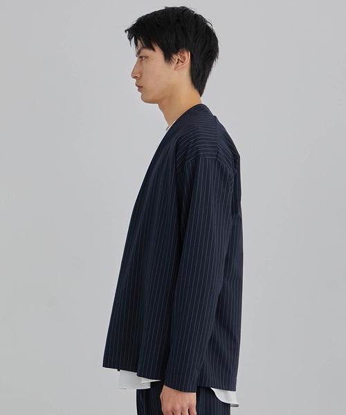 「UNITED TOKYO」 ジャケット 2 ダークネイビー メンズ_画像6