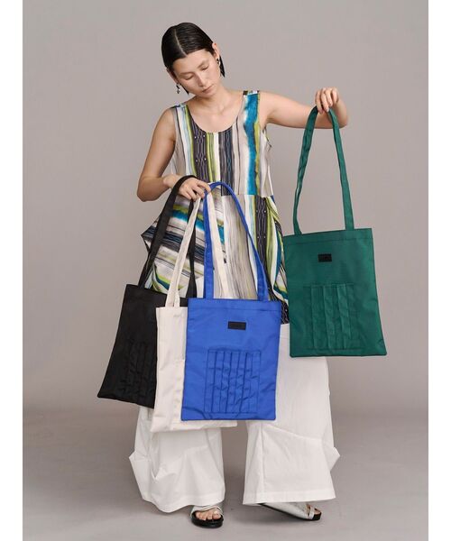 トートバッグ NYLON ORIGAMI POCKET TOTE / ナイロンオリガミポケットトート レディース メンズの画像