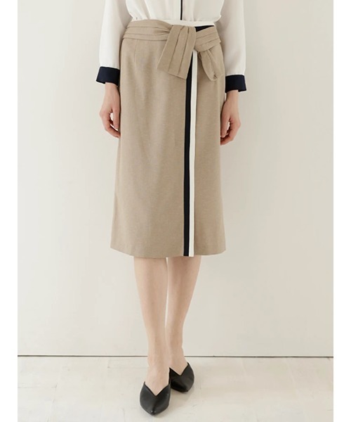 「TONAL」 スカート 36 ベージュ レディース_画像2